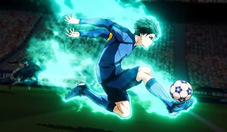 Rin Itoshi during the Blue Lock U-20 match
