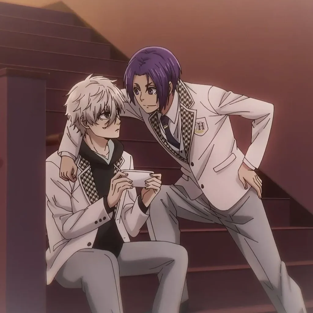 Seishiro Nagi and Reo Mikage in Blue Lock.